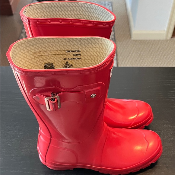 Hunter Shoes - Hunter Rain Boots (Pillar Box Red)